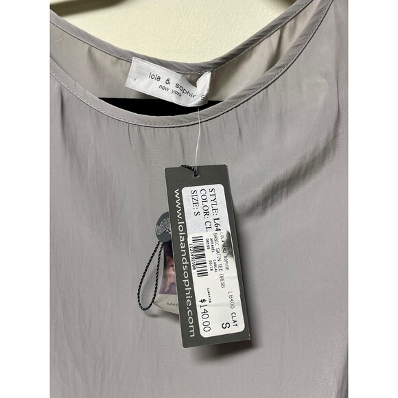 NWT LOLA & SOPHIE New York Clay Multimedia Tee Dress, Sz S - Picture 3 of 6